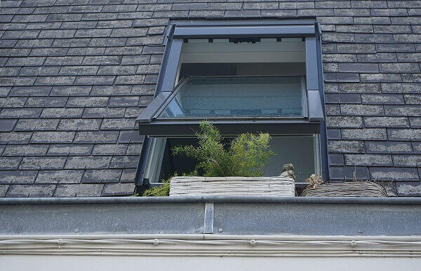 Skylight on a roof