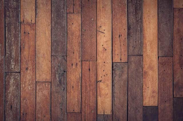 A wooden floor
