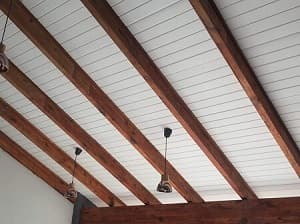 50mm Summit XPS ceilings between beams