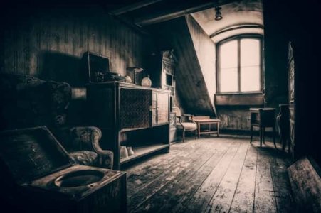 An attic. Prepare Your Home for Re-Roofing